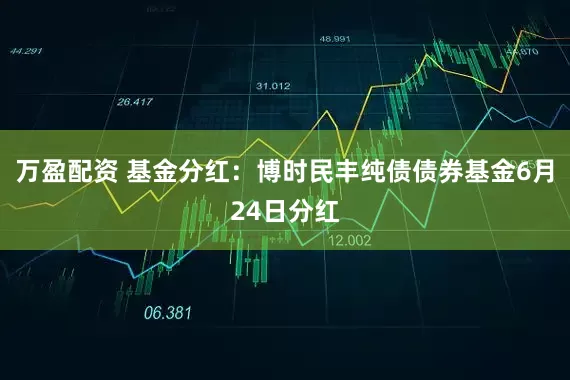 万盈配资 基金分红：博时民丰纯债债券基金6月24日分红